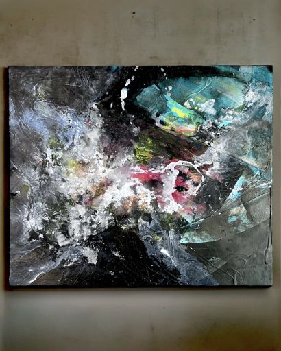 Water burns - a Paint Artowrk by Tomo Sakurai